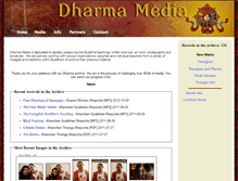 Tablet Screenshot of dharma-media.org